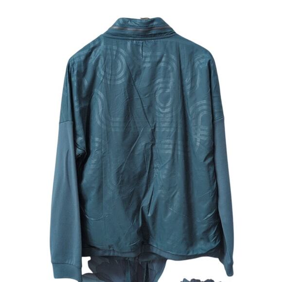 Adidas Teal Full-Zip Windbreaker Jacket – Size Large - Picture 3 of 3